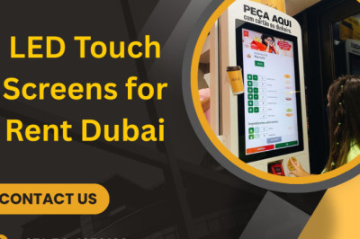 Do LED Touch Screen Rentals Include Setup in Dubai?