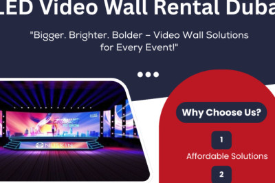 Large-Scale LED Video Walls for Rent in Dubai